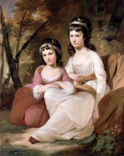 Eliza and Mary Davidson by Tilly Kettle